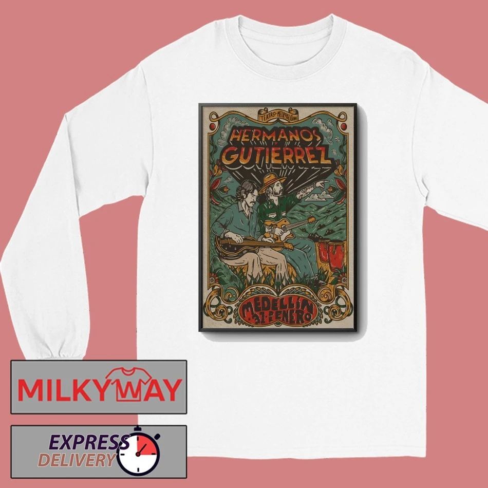 Hermanos Gutierrez La Pascasia in Medellín Colombia Jan 31 2026 Poster shirt