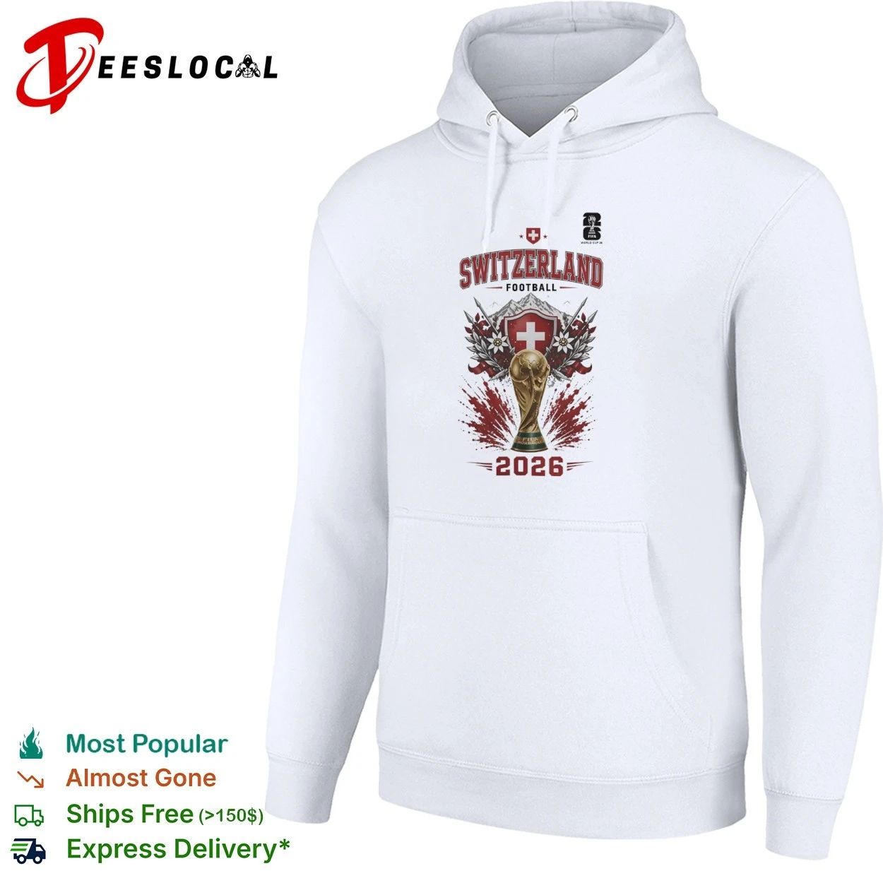 Switzerland Football World Cup 2026 Swiss soccer T-shirt