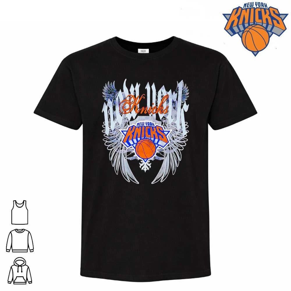 New York Knicks basketball wings shield T Shirt
