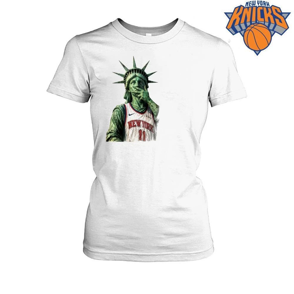 New York Knicks Statue of Liberty Jalen Brunson 11 Basketball Jersey NBA Finals 2026 Shirt
