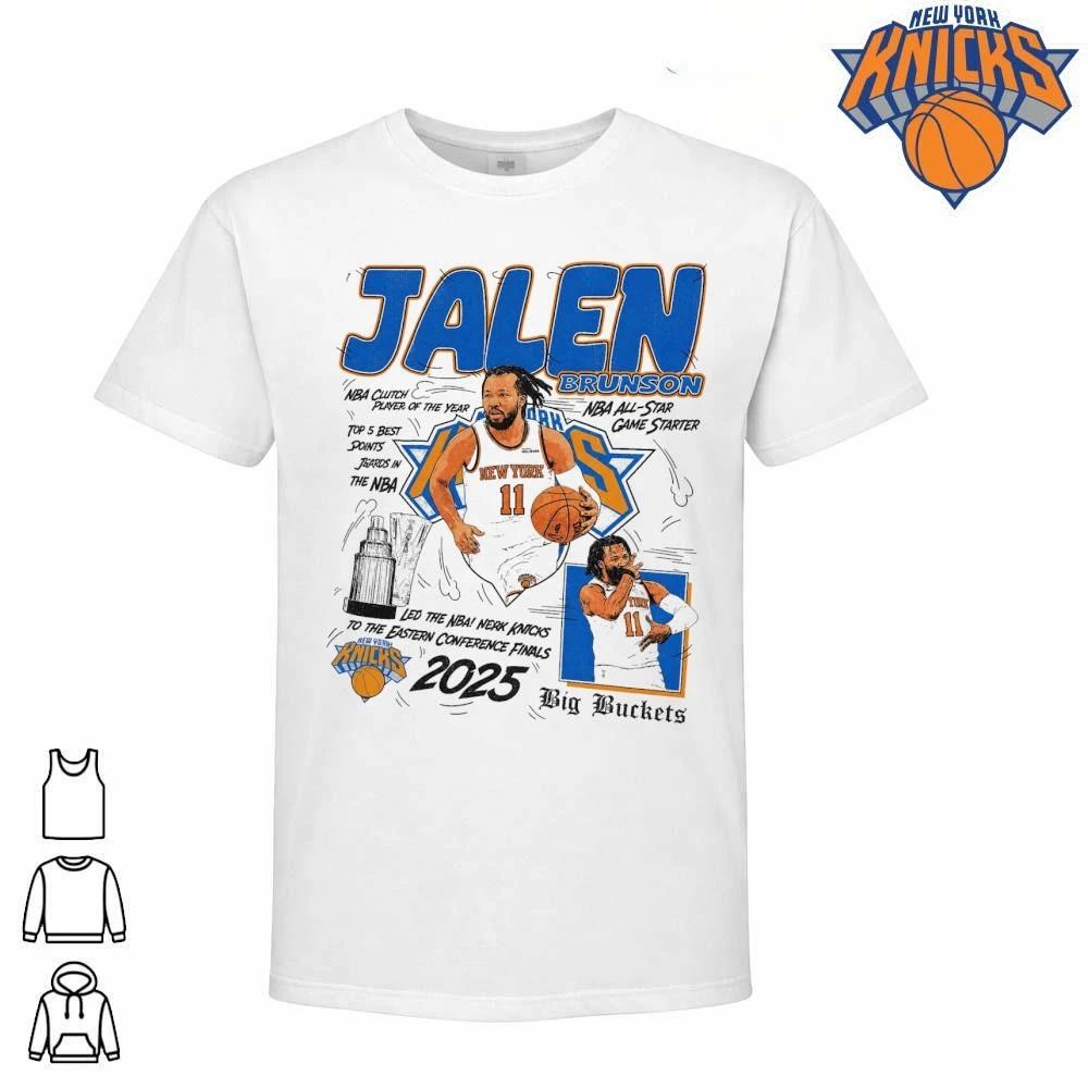 Jalen Brunson New York Knicks Big Buckets Eastern Conference Finals Basketball Graphic NBA Finals 2026 Shirt