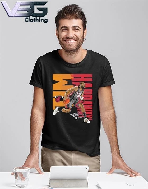 Tim Hardaway Jr Miami Heat Caricature T-Shirt