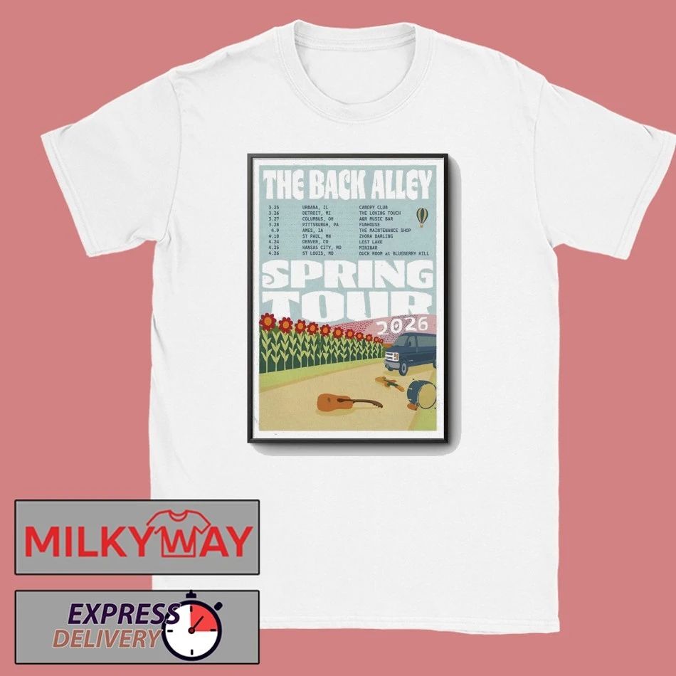The Back Alley Spring Tour 26 Poster shirt