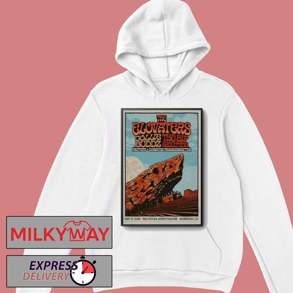 Poster The Elovaters Red Rocks 2026 shirt