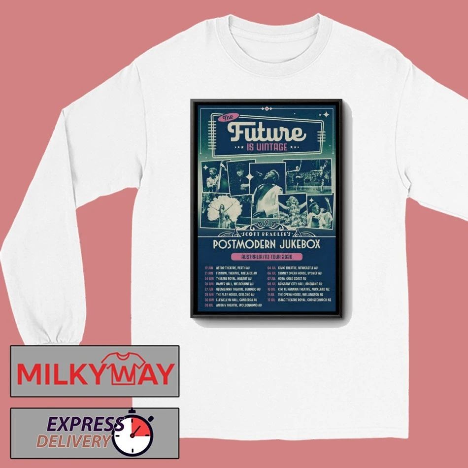 Poster Postmodern Jukebox Australia-New Zealand 2026 Tour shirt