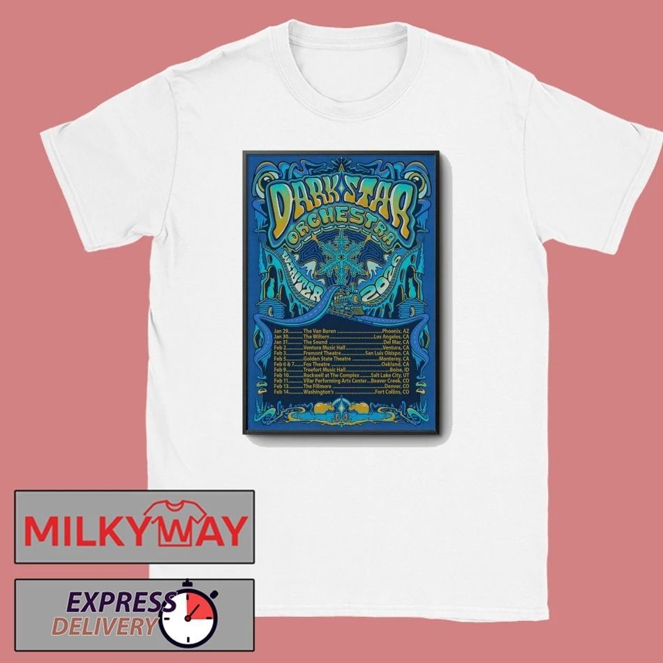 Dark Star Orchestra Winter Tour 26 Poster shirt