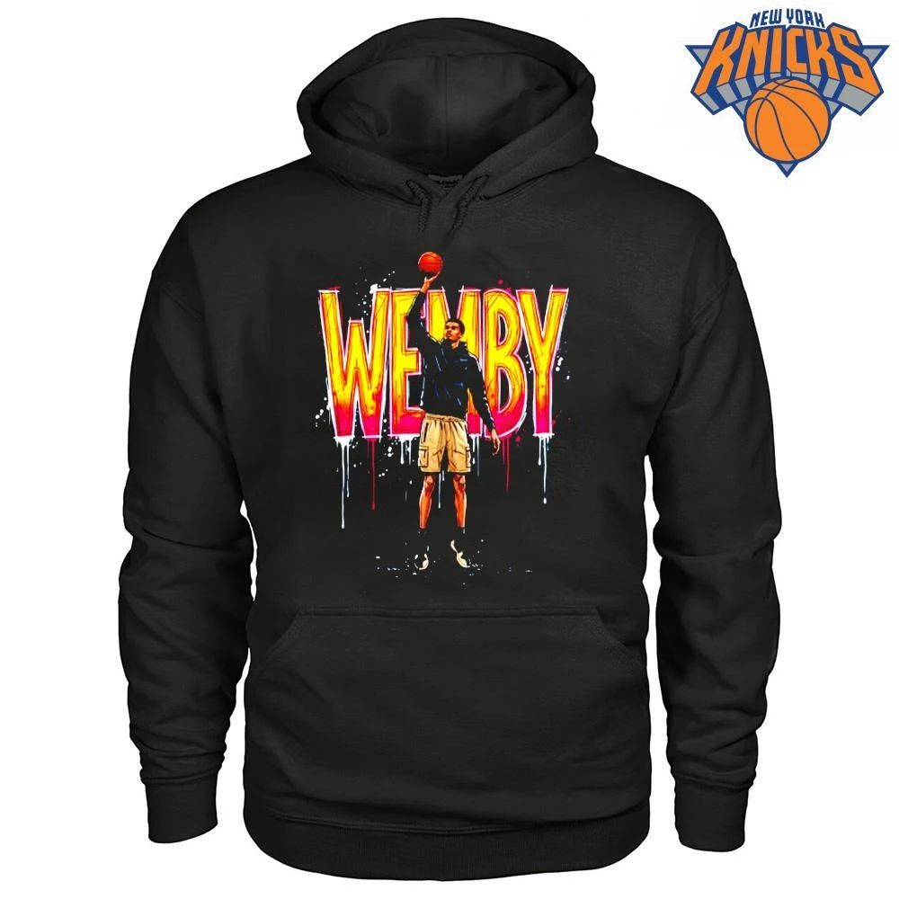 Victor Wembanyama Wemby Basketball Graffiti Splatter San Antonio Basketball T Shirt