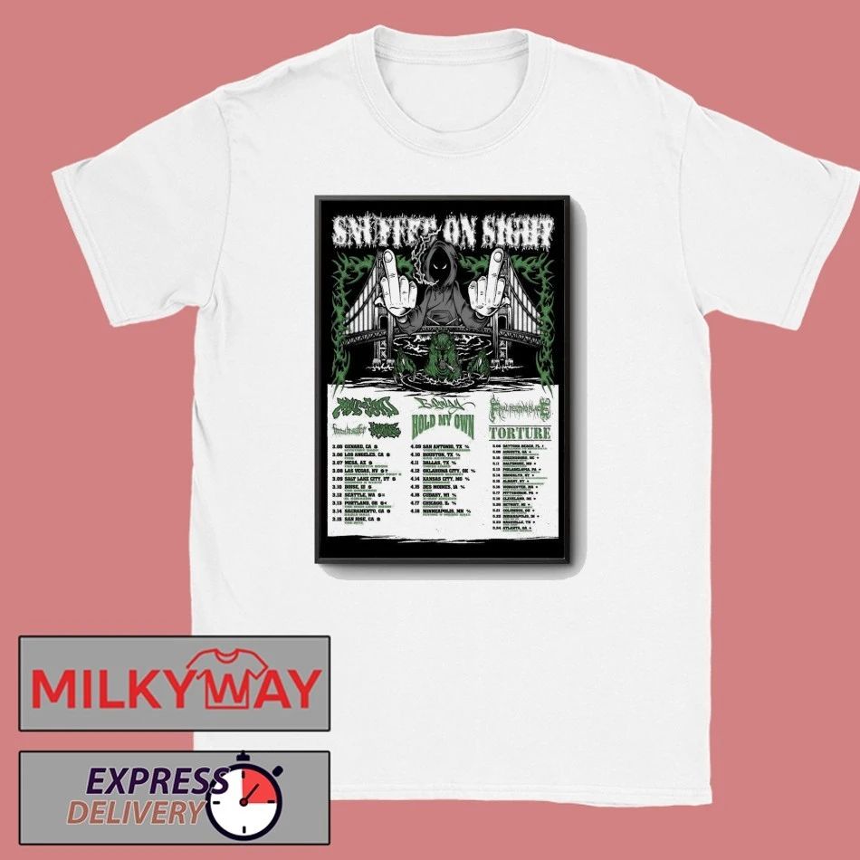 SNUFFED ON SIGHT Spring 2026 Shows Poster shirt