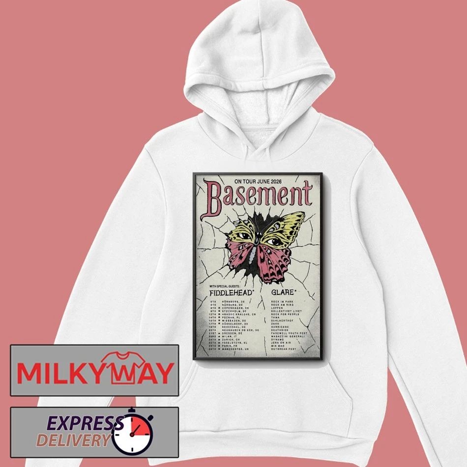 Basement Band On Tour 2026 Poster shirt