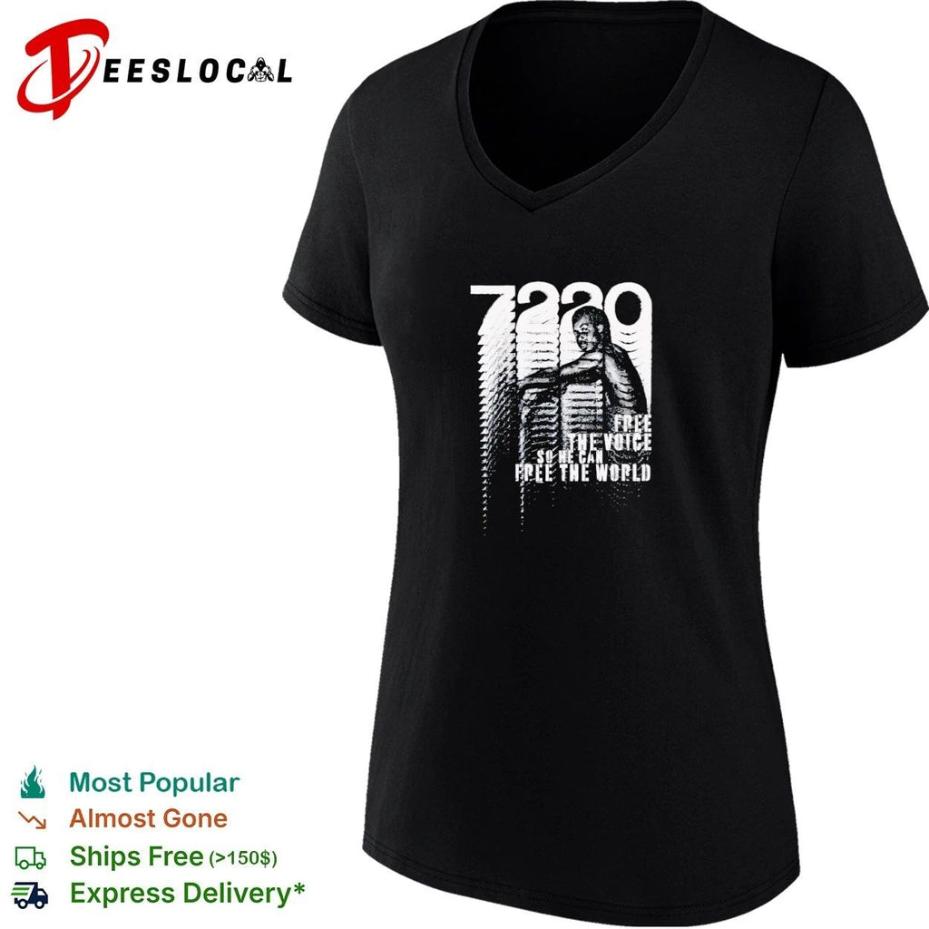 7220 Free the Voice so He Can Free the World T-shirt