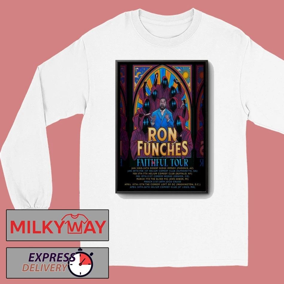 Ron Funches 2026 Faithful Tour Poster shirt