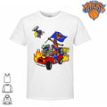 New York Knicks In Six Car Driving Fire Helicopter Cartoon Fan Graphic NBA Finals 2026 Shirt