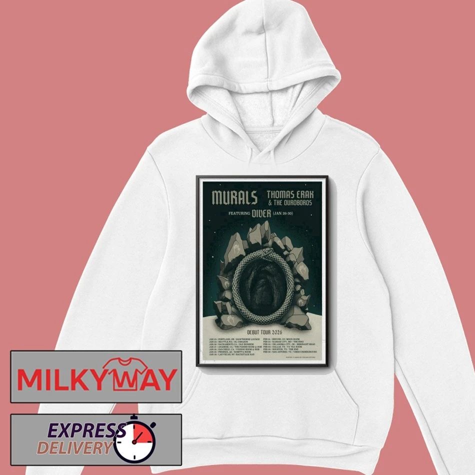 Thomas Erak & The Ouroboros Jan 26 2026 Poster Sacramento CA shirt