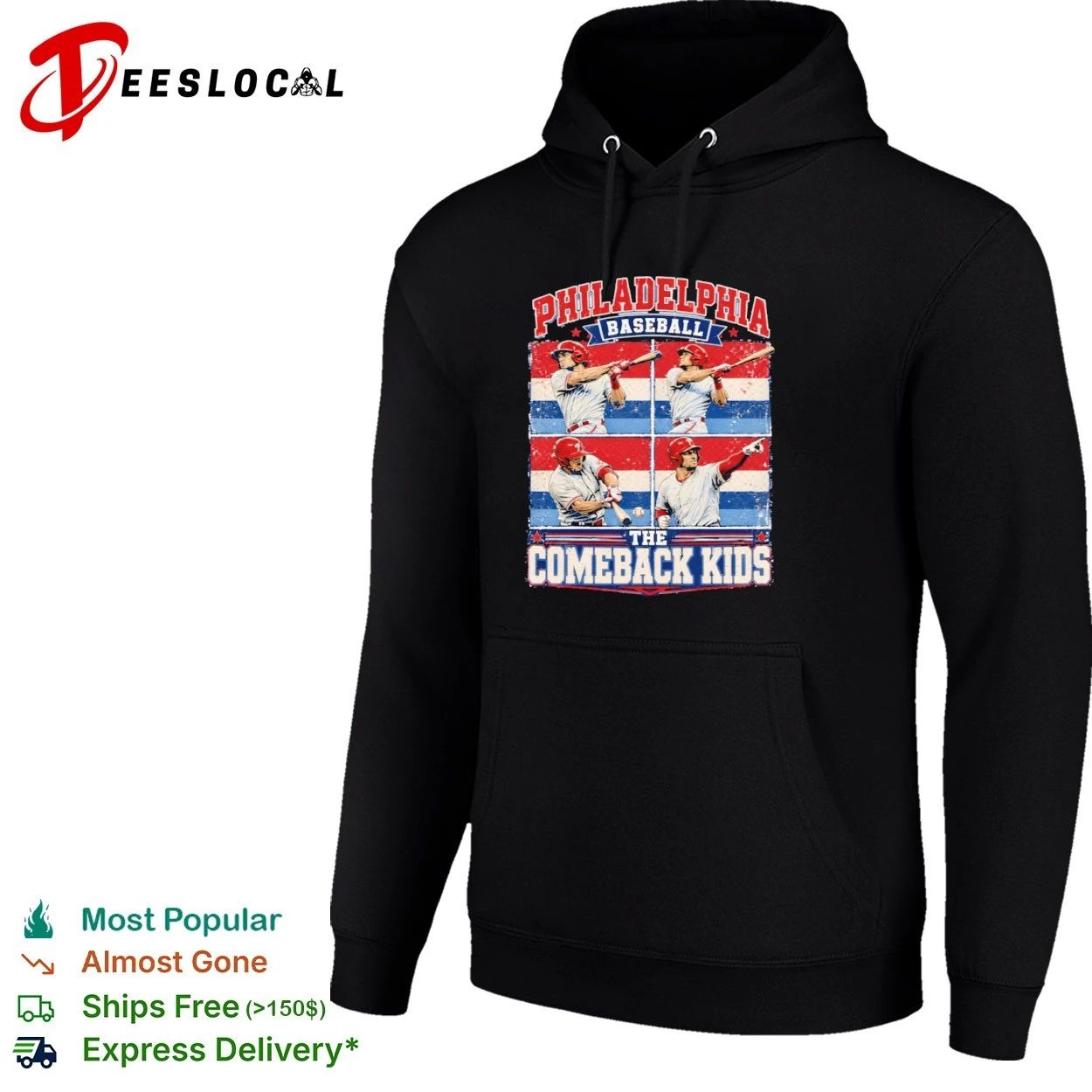 Philadelphia Baseball The Comeback Kids T-shirt