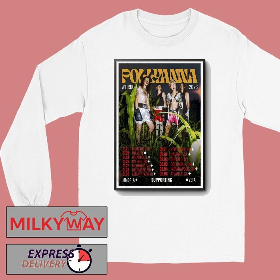 POLLYANNA Weirdo 2026 Tour Poster shirt