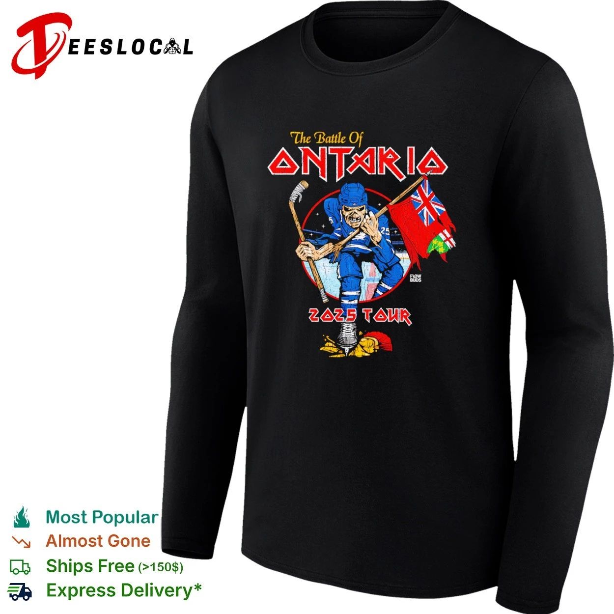 The Battle of Ontario 2025 Tour Toronto Maple Leafs T-shirt