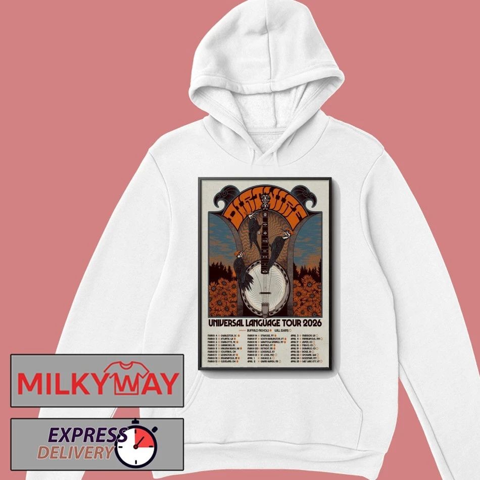 Poster Dirtwire Universal Language Tour 2026 shirt