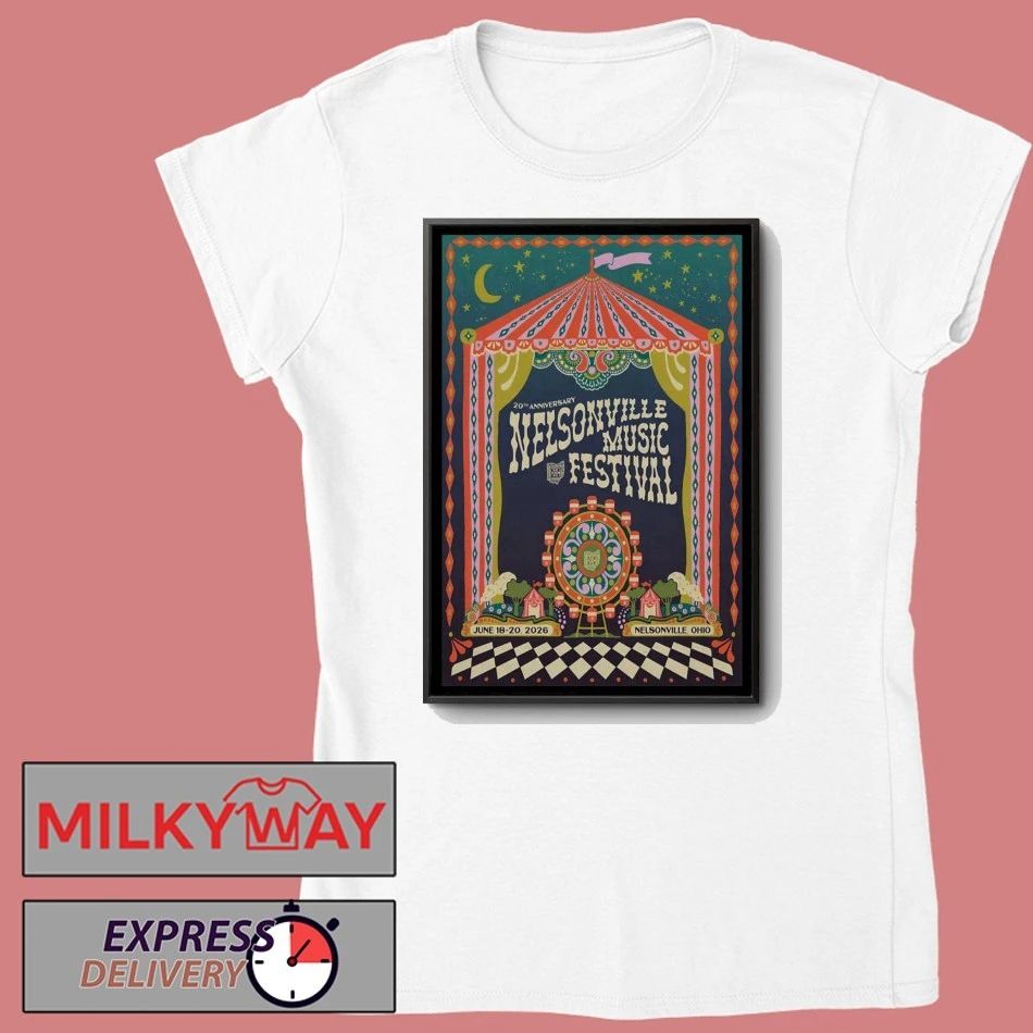 Nelsonville Music Festival Nelsonville OH 6 18-6 20 2026 Poster shirt