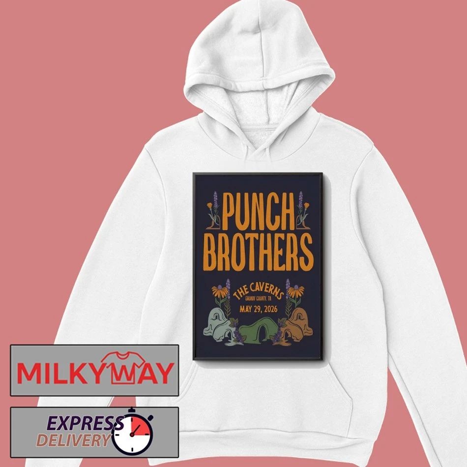 Punch Brothers At The Caverns On May 29 2026 Poster shirt