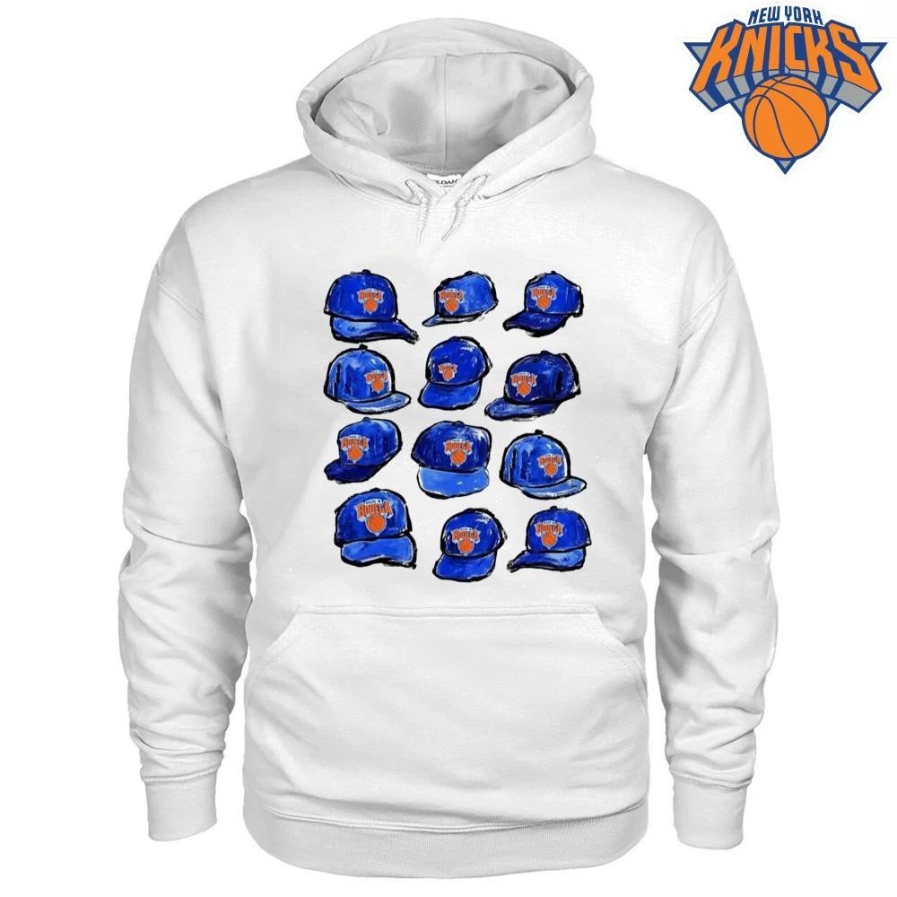 New York Knicks Made In Bodega Blue Caps NBA Finals 2026 Shirt