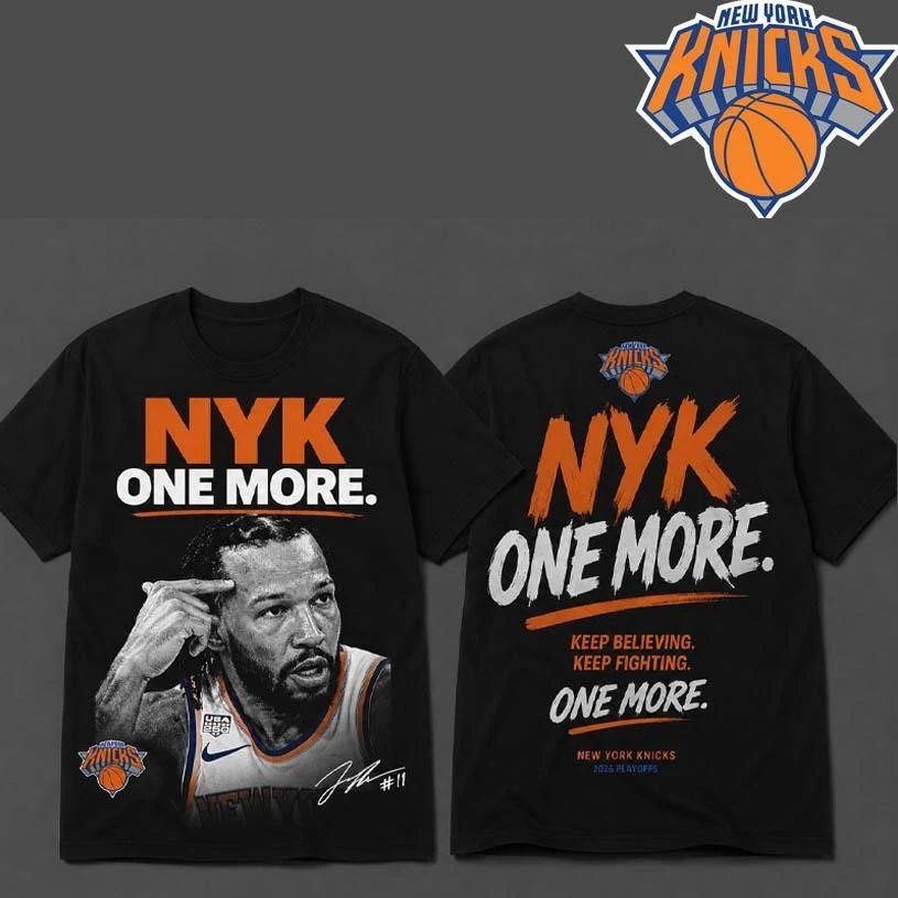 Jalen Brunson NYK One More New York Knicks Signature Graphic 2026 NBA Finals Two Sided Shirt