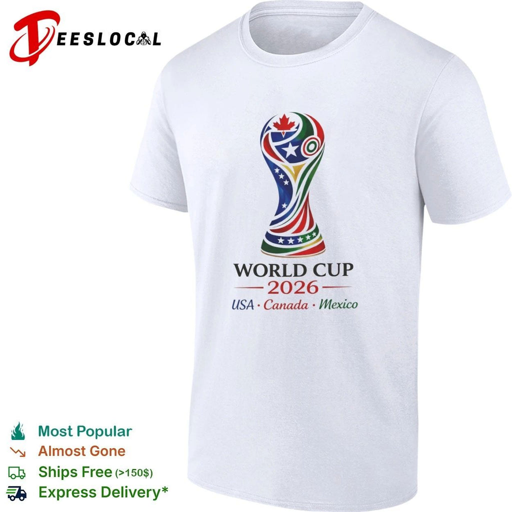 World Cup 2026 USA Canada Mexico Global Soccer Tournament 2026 Host Nations T-shirt