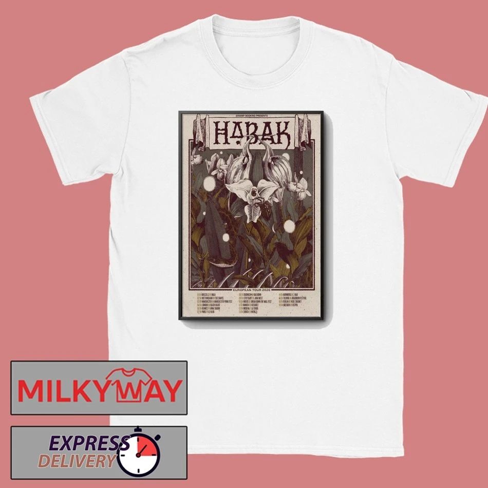 HABAK Tour EU 2026 Poster shirt