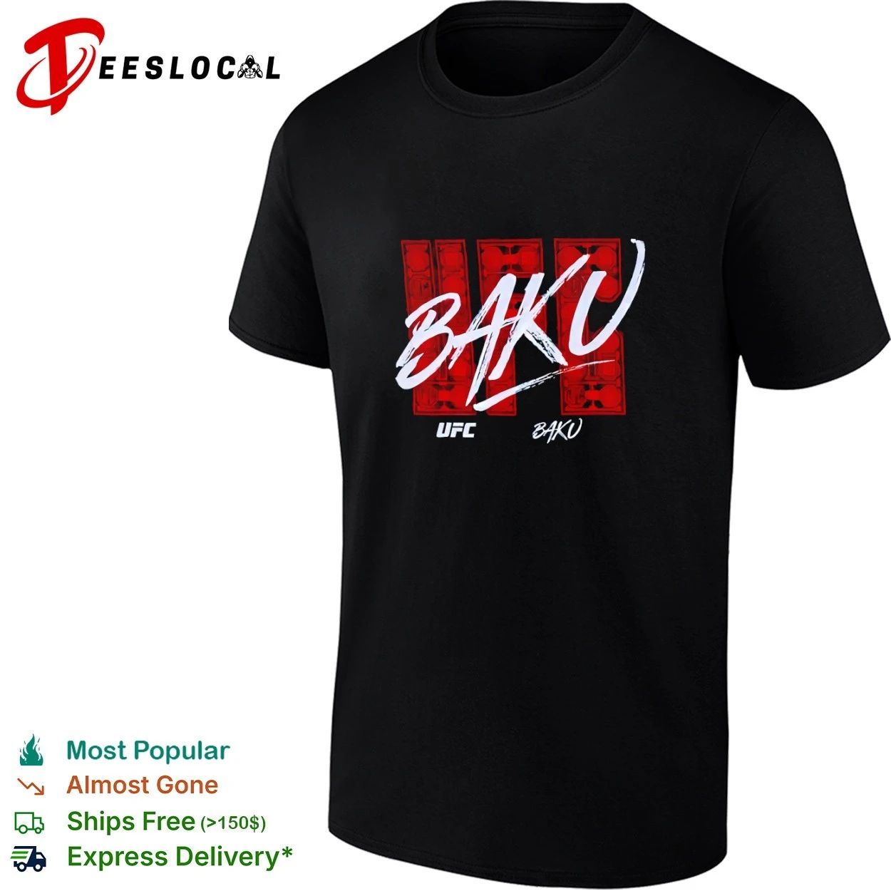 UFC Baku MMA Mixed Martial Arts T-shirt
