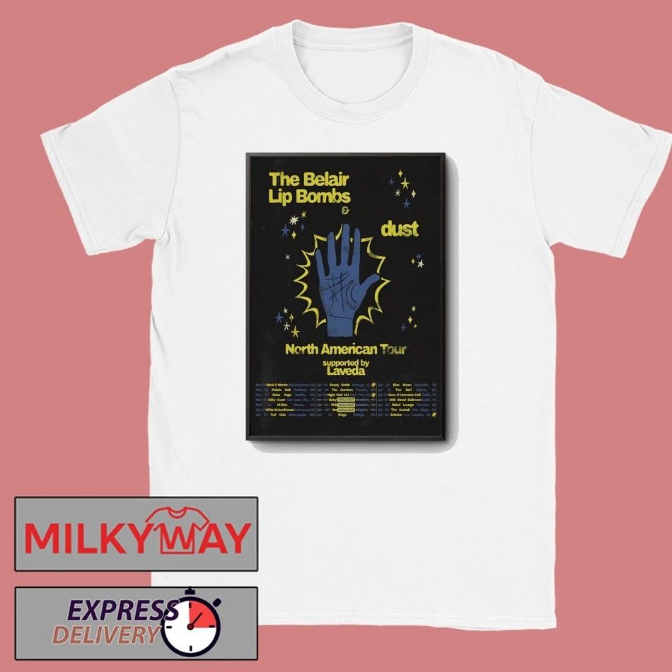 Poster The Belair Lip Bombs Tour North American 2026 shirt
