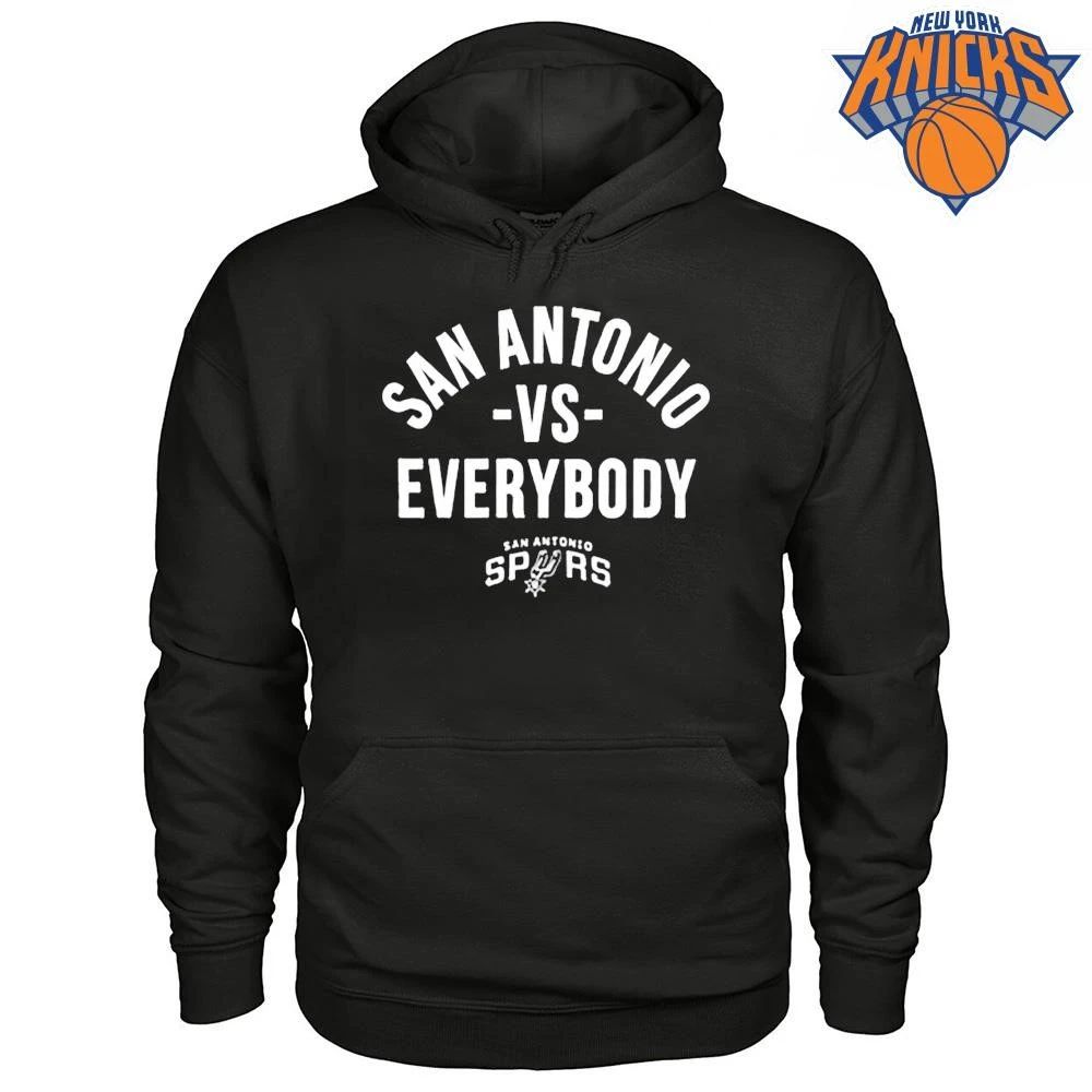 San Antonio Spurs Vs Everybody Black Graphic Style Vintage NBA Finals 2026 Shirt