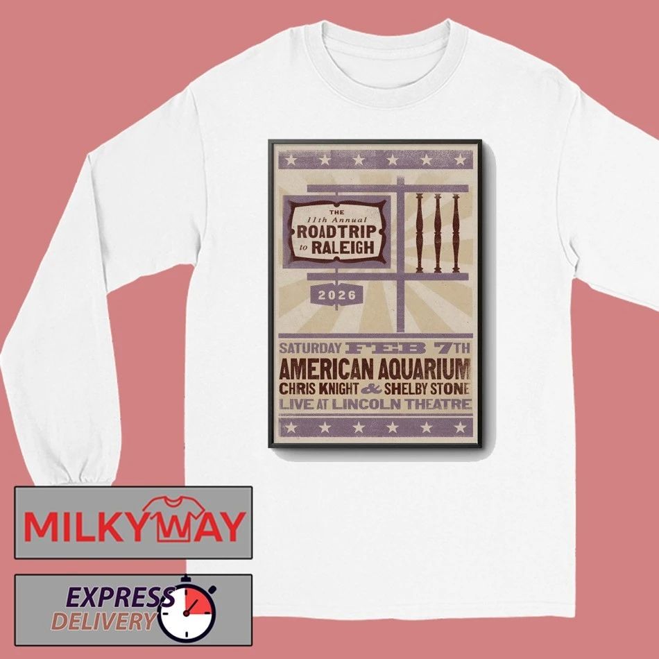 Road Trip To Raleigh Feb 7 2026 Raleigh NC Poster shirt