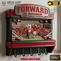 Wisconsin Badgers Premium Wall Key Holder