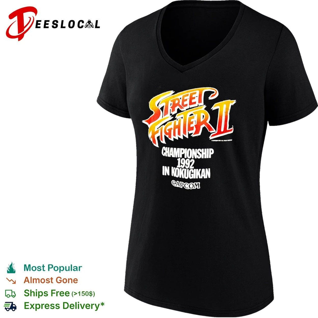 Street Fighter II Championship 1992 in Kokugikan Capcom T-shirt