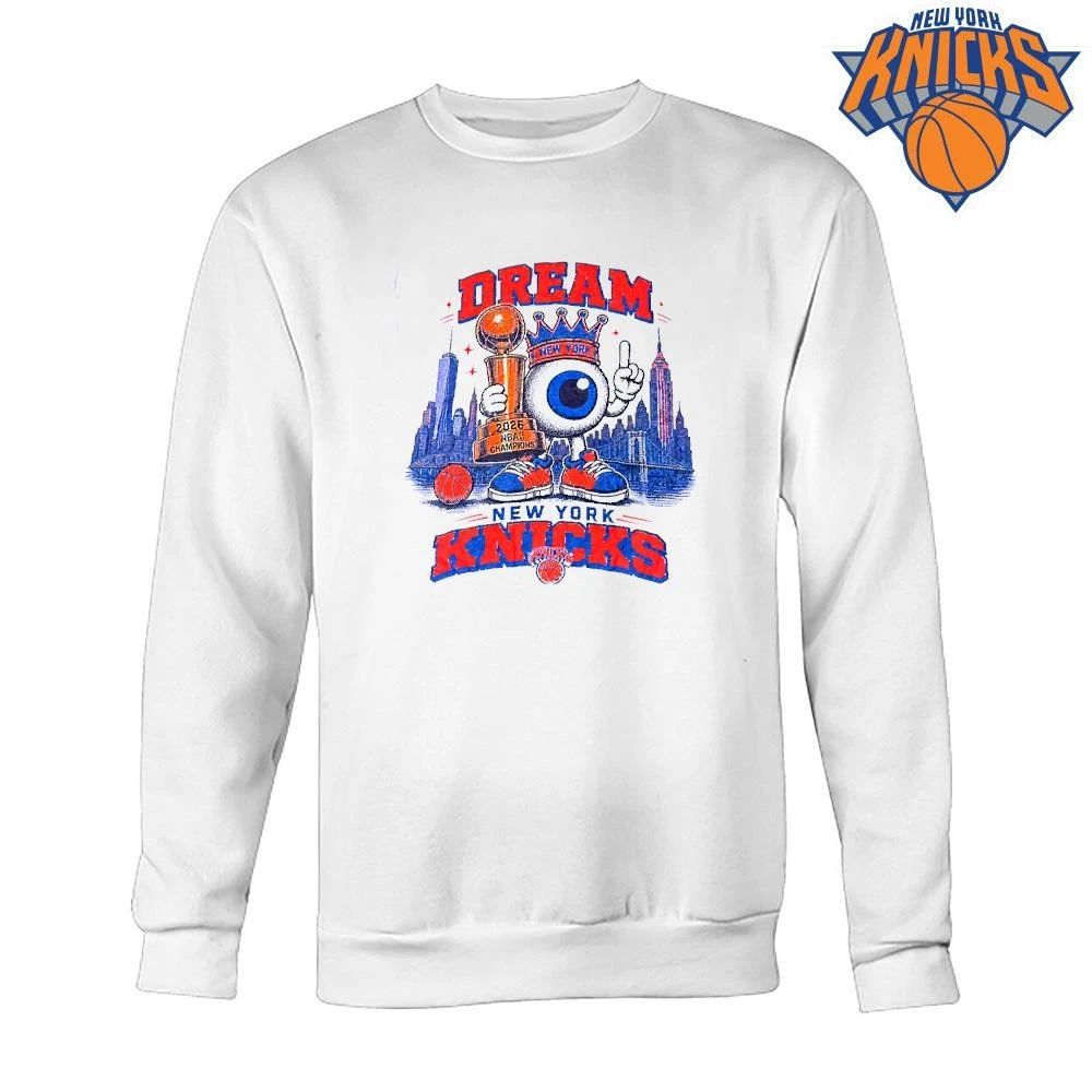 Vintage Dream New York Knicks Champions NBA 2026 Eye Mascot Graphic Shirt