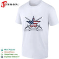 America 250th Anniversary Est 1776 2026 Patriotic Star Crossed Swords T-shirt