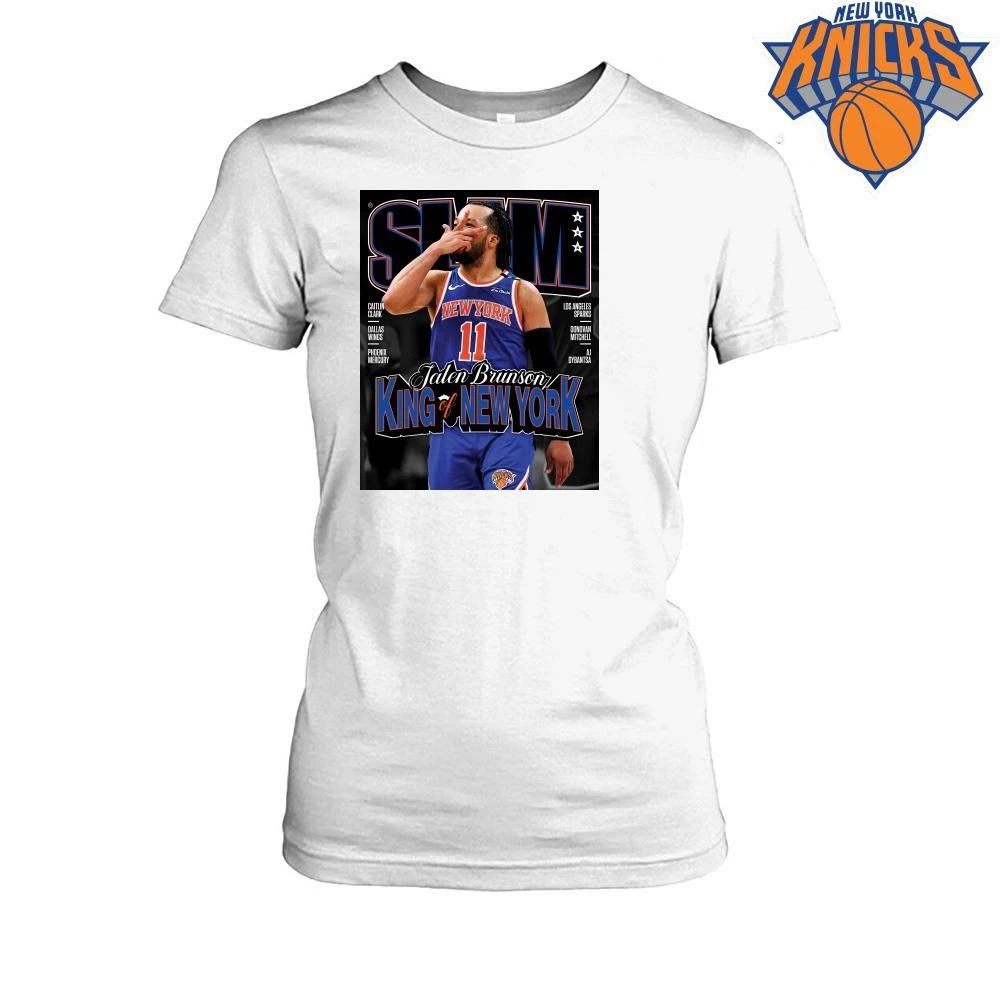 New York Knicks Champions NBA 2026 Jalen Brunson Slam Magazine Cover Shirt