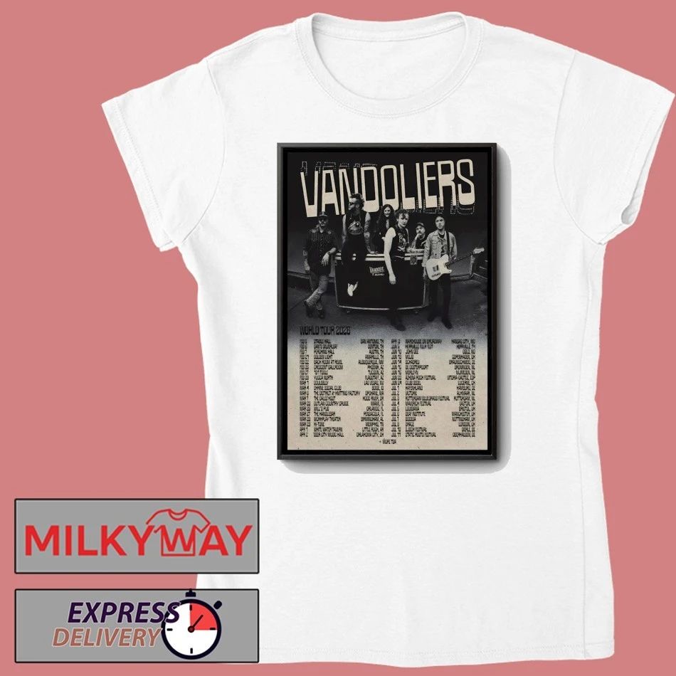 Poster Vandoliers World Tour 26 shirt