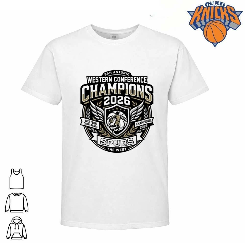 San Antonio Spurs NBA Western Conference Champions 2026 The West Graphic T Shirt