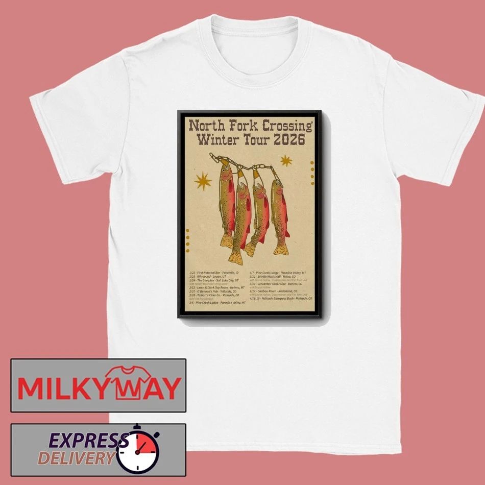 North Fork Crossing Winter Tour 26 Poster shirt