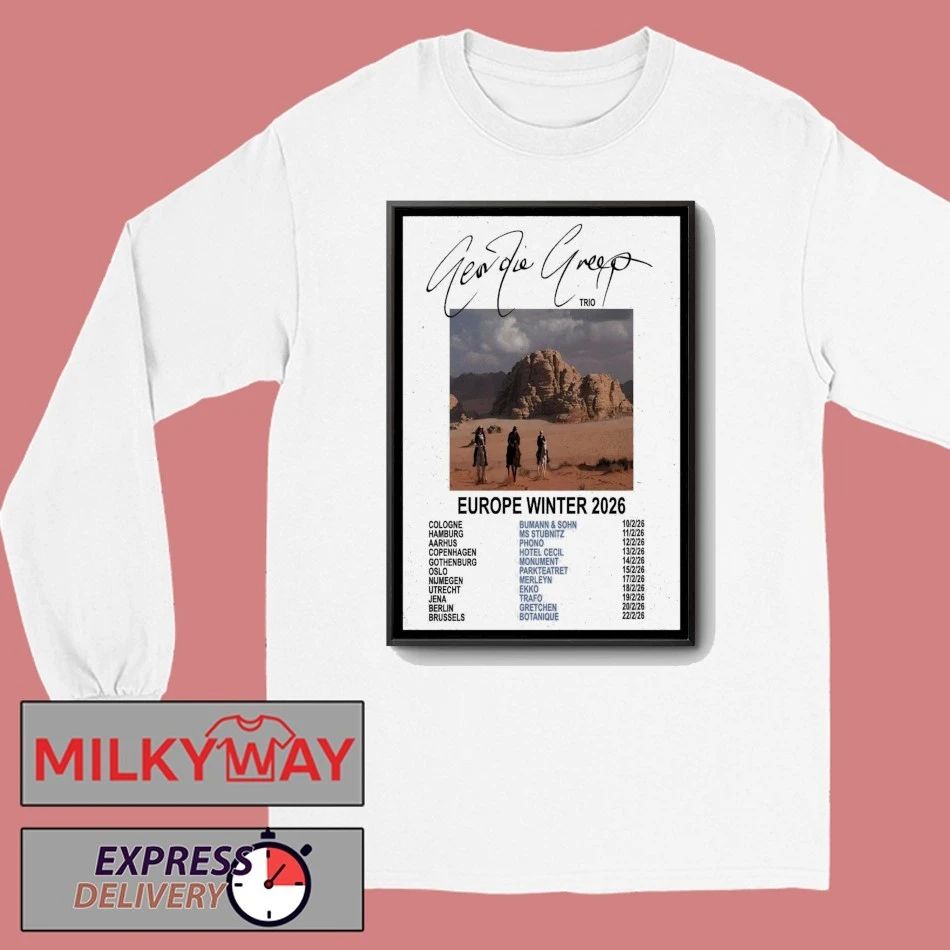 Geordie Greep EU 2026 Winter Tour Poster shirt