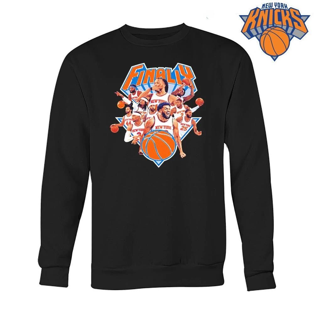 New York Knicks Finally Basketball Team Players Roster Mashup Graphic Vintage Retro NBA Finals 2026 Shirt