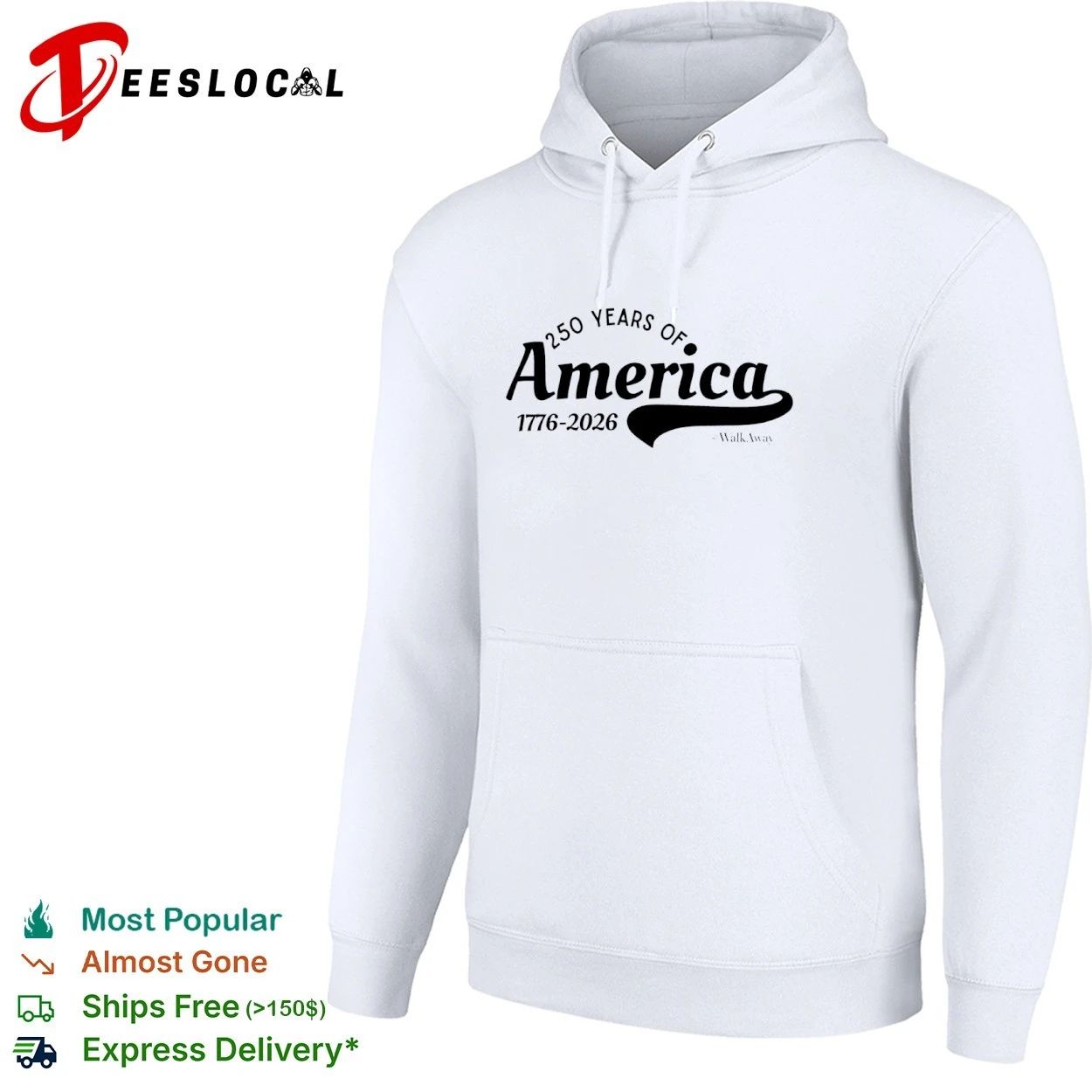 250 Years of America 1776-2026 #WalkAway T-shirt