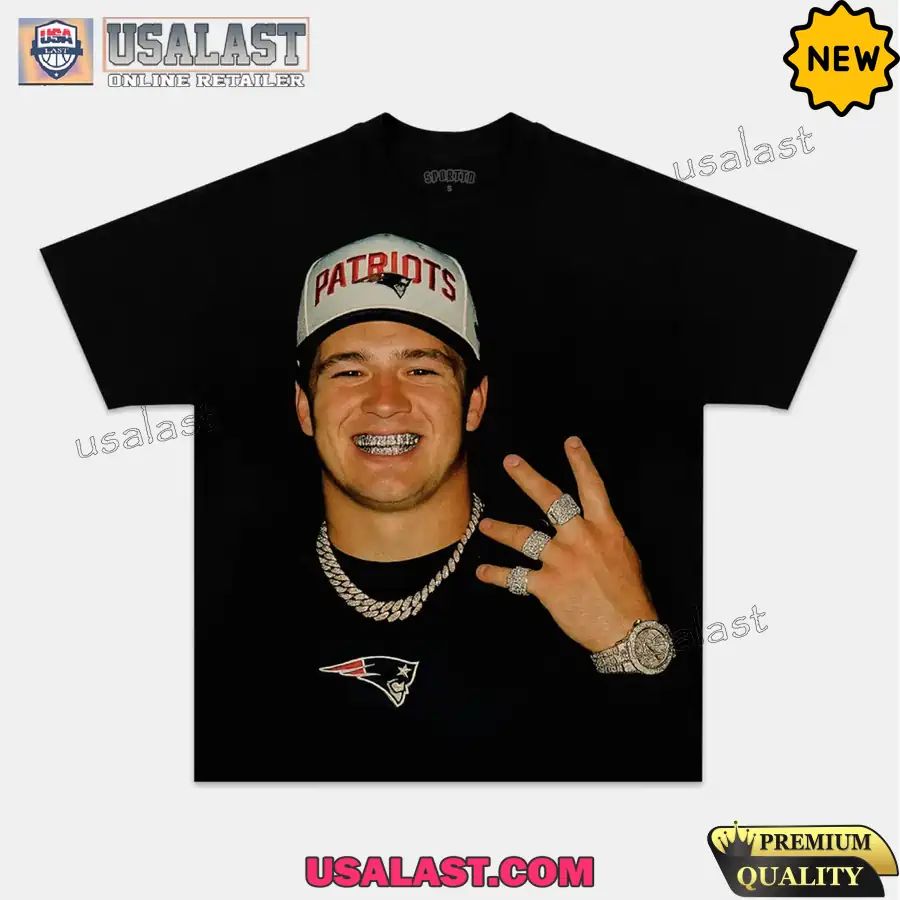 Drake Maye 2026 Round Neck T-Shirt