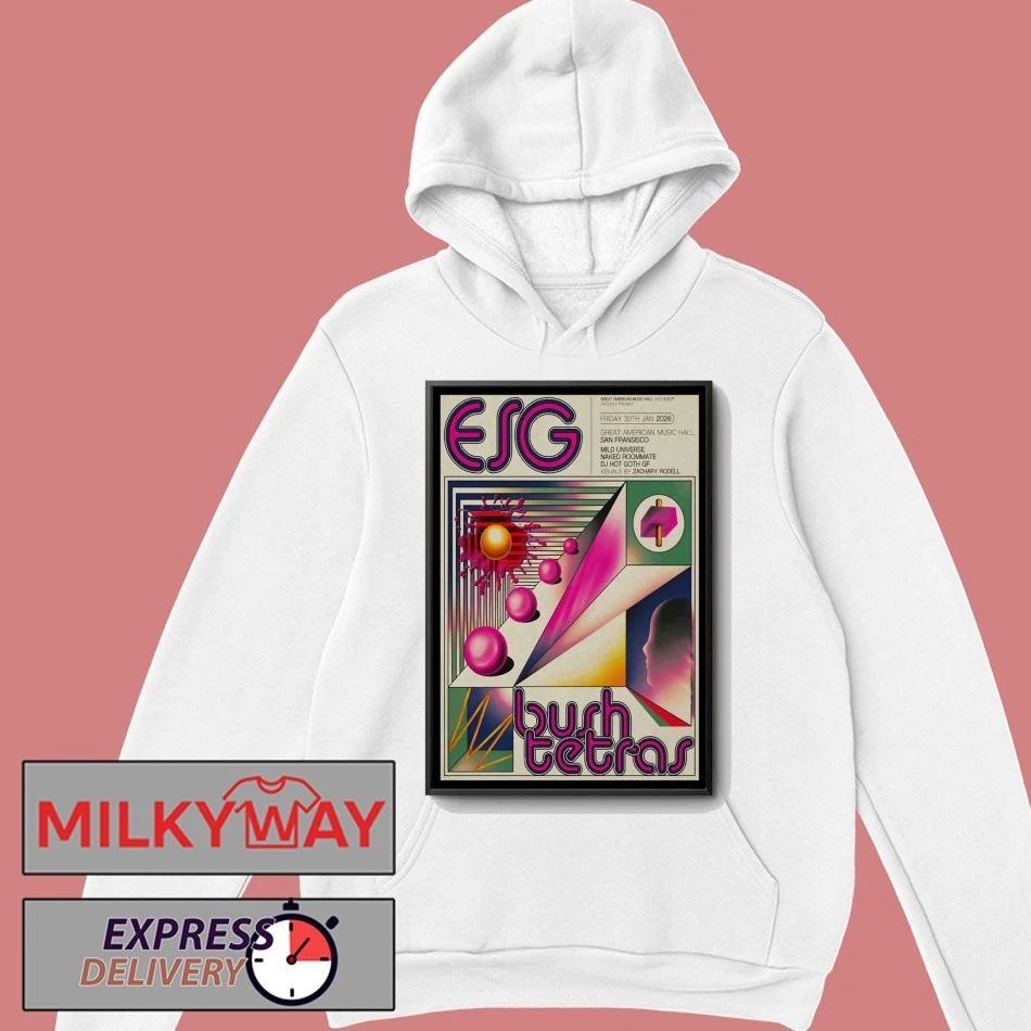 ESG And Bush Tetras Tour San Francisco CA On Jan 30 2026 Poster shirt