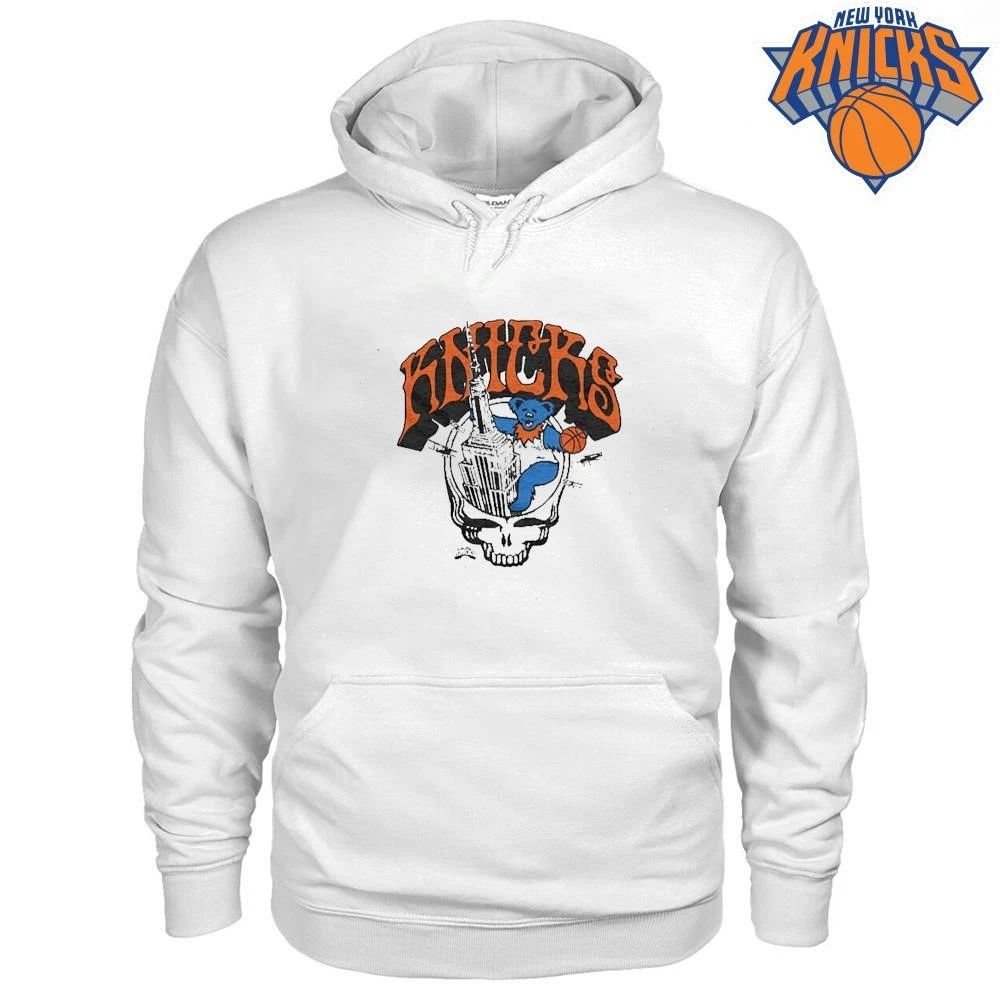 New York Knicks Grateful Dead Dancing Bear Steal Your Face Skull Empire State Building NBA Finals 2026 Shirt