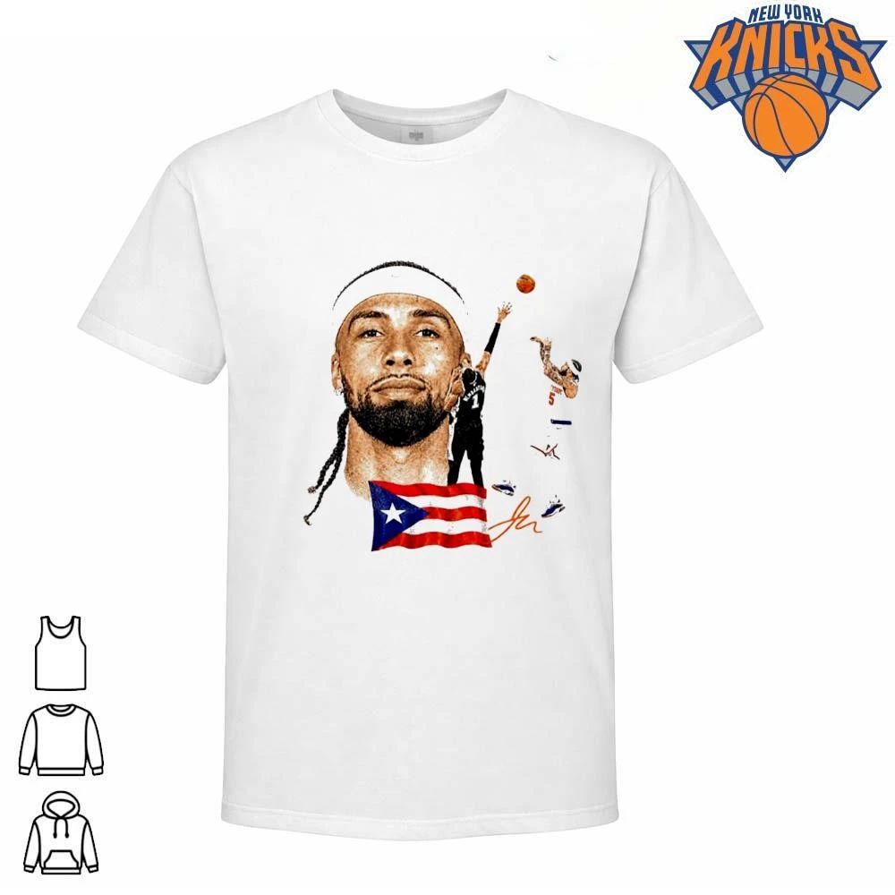 Jose Alvarado New York Knicks Signature Flag 2026 NBA Finals Shirt