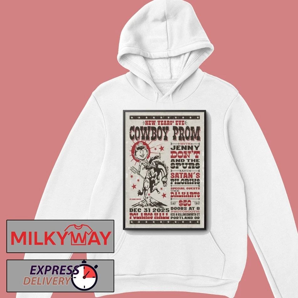 Jenny Don’t and the Spurs And Satan’s Pilgrims In Portland OR On Dec 31 2025 Poster shirt