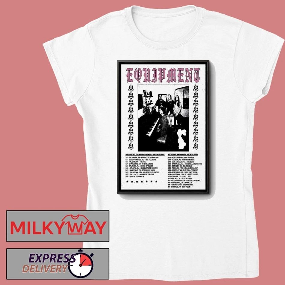 Equipment Spring Tour 26 Poster shirt