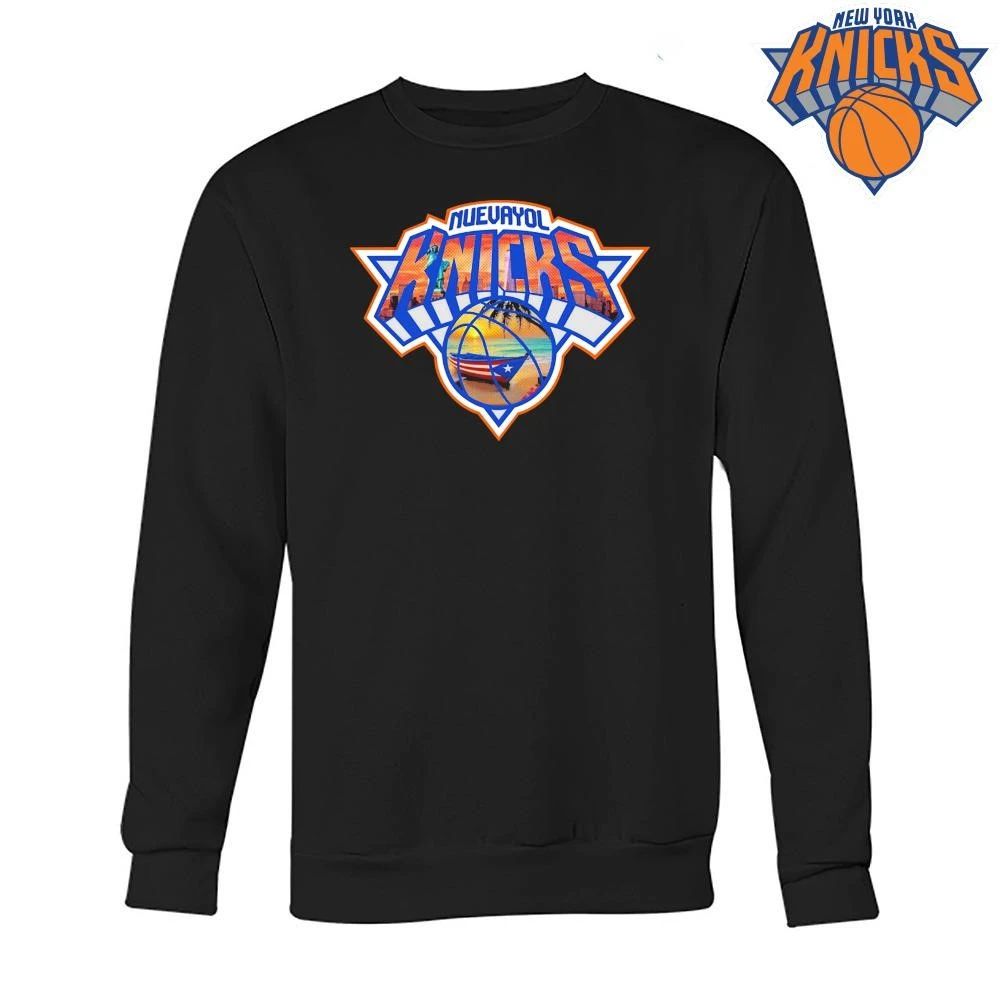 Nuevayol New York Knicks Puerto Rico Flag Sunset Beach Statue of Liberty Vintage NBA Finals 2026 Shirt