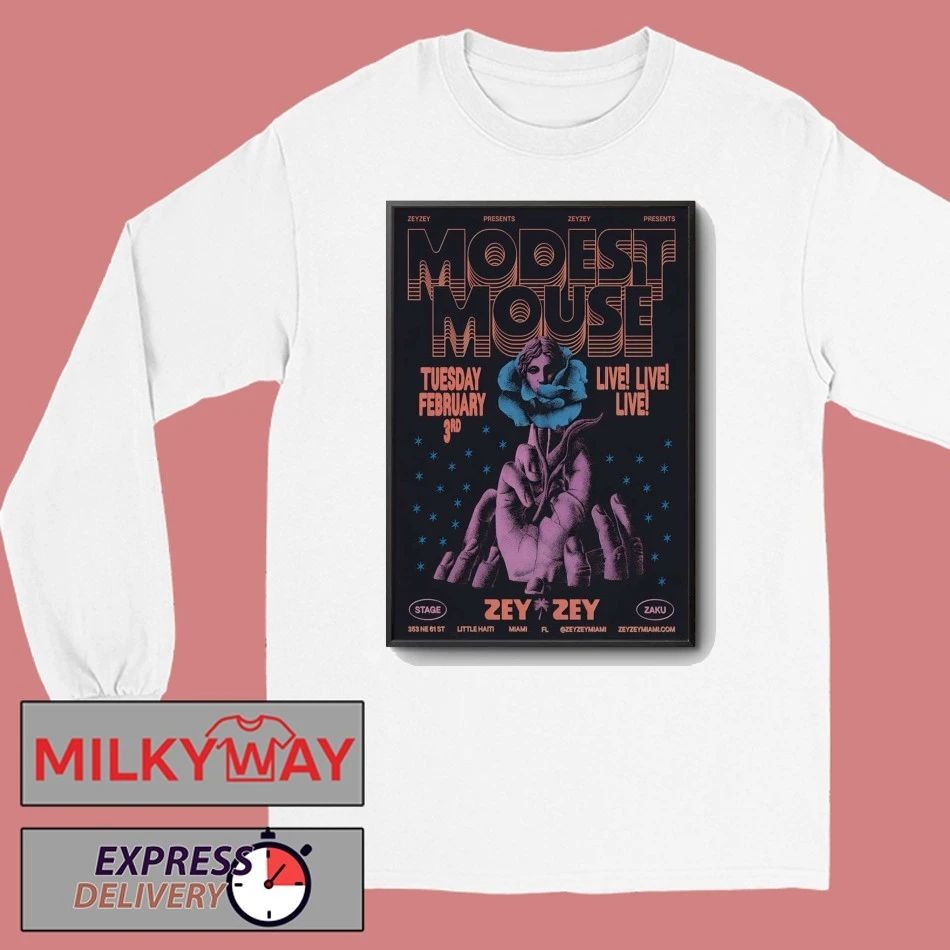 Modest Mouse Tour Miami FL On Feb 3 2026 Poster shirt